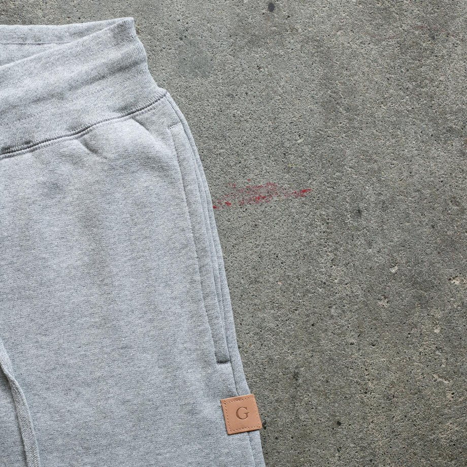 gustin vintage heavyweight sweatpants - heather grey