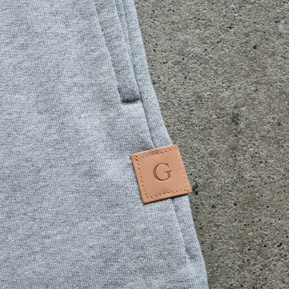 gustin vintage heavyweight sweatpants - heather grey