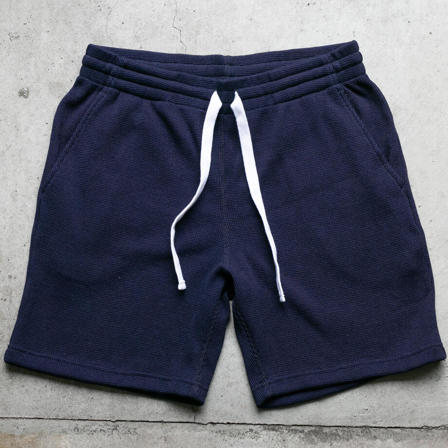gustin indigo dyed waffle collection