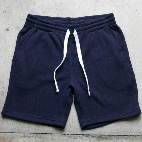 gustin indigo dyed waffle collection