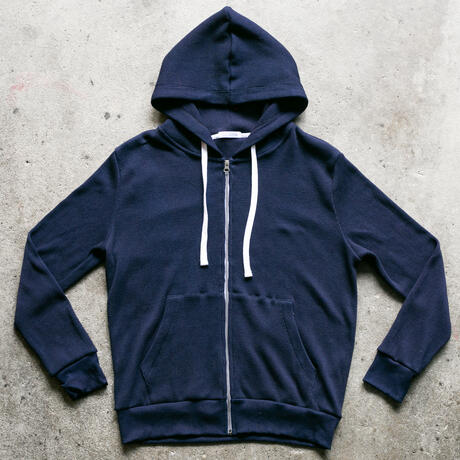 gustin indigo dyed waffle collection