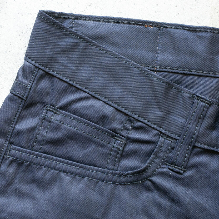 gustin #471 japan silk gaberdine 5 pocket - black