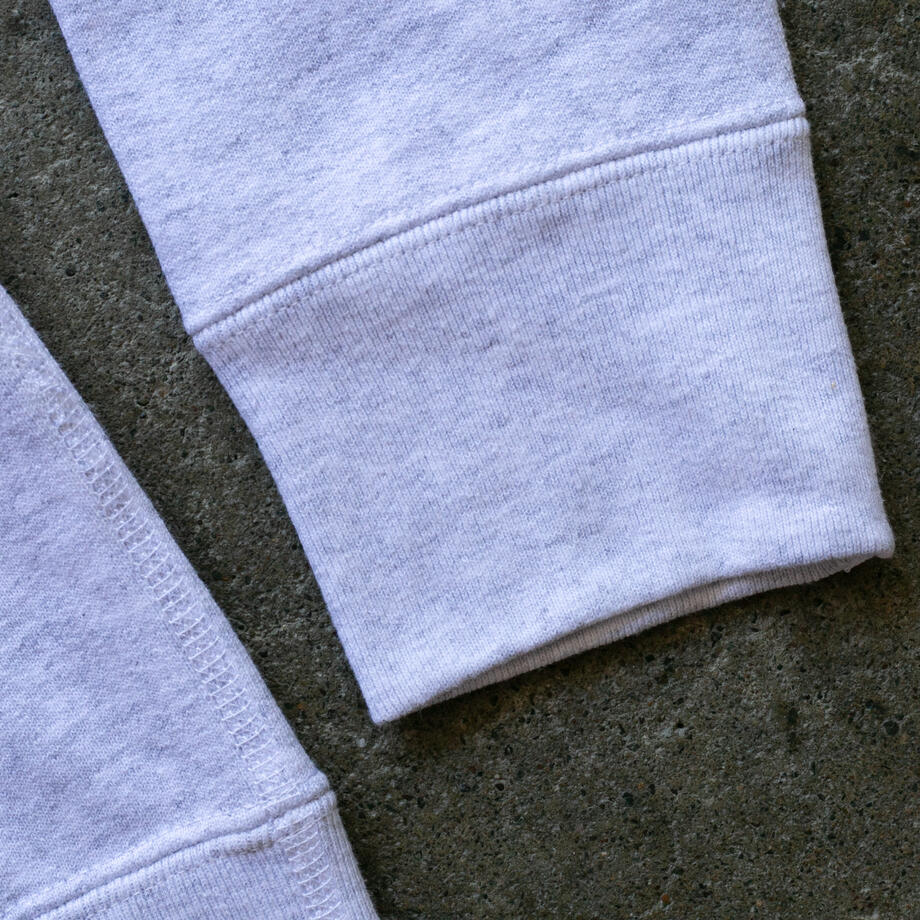 gustin vintage heavyweight quarter zip - smoke