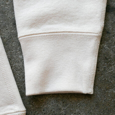 gustin vintage heavyweight quarter zip - natural