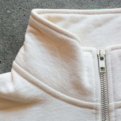 gustin vintage heavyweight quarter zip - natural