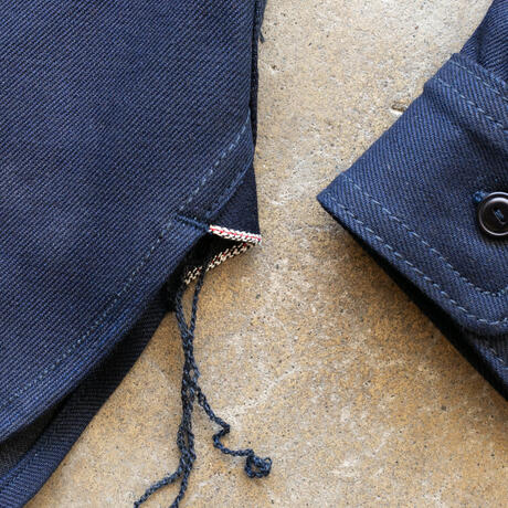 gustin #186 vidalia indigo x black workshirt