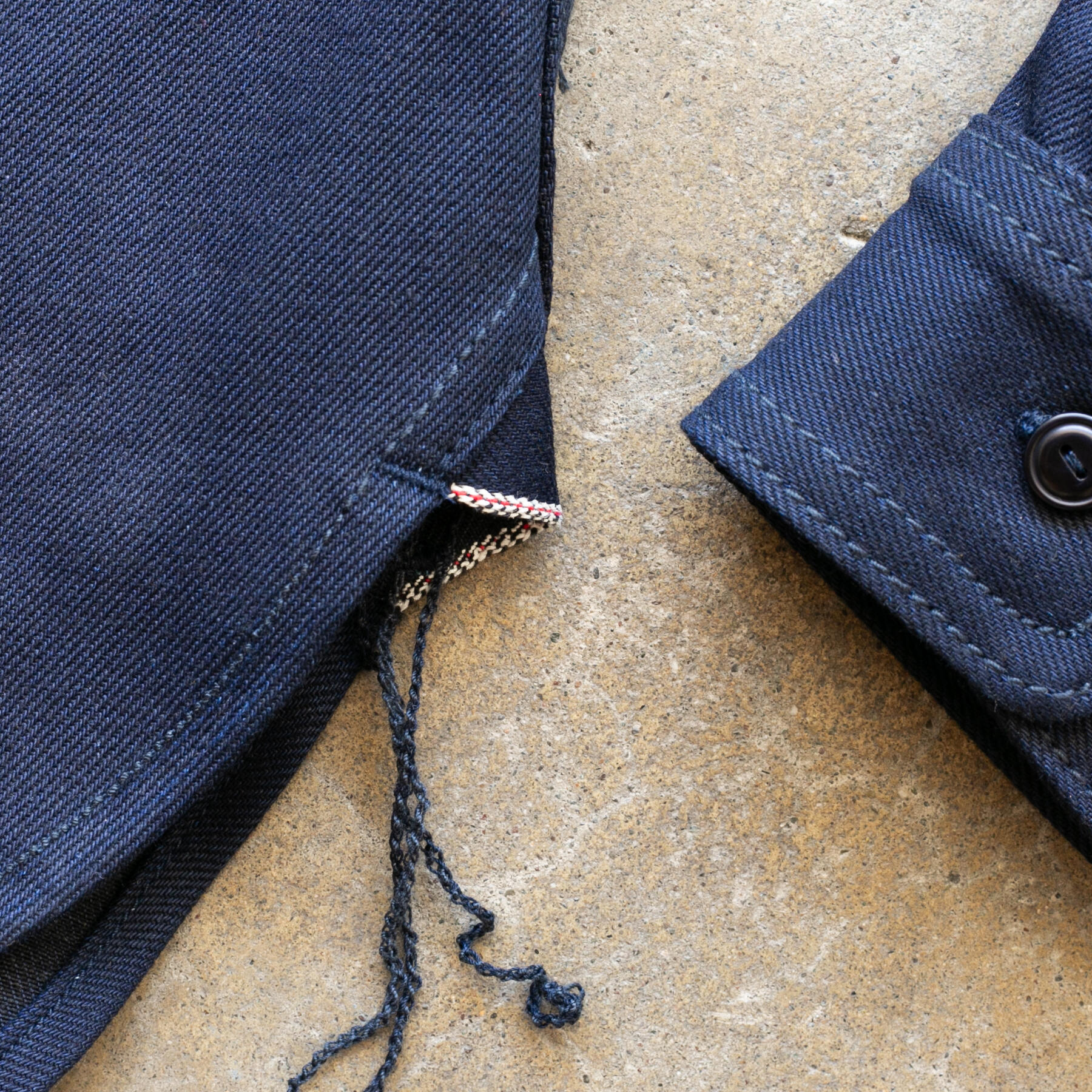 gustin #186 vidalia indigo x black workshirt