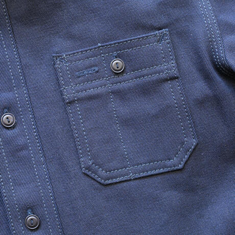 gustin #186 vidalia indigo x black workshirt