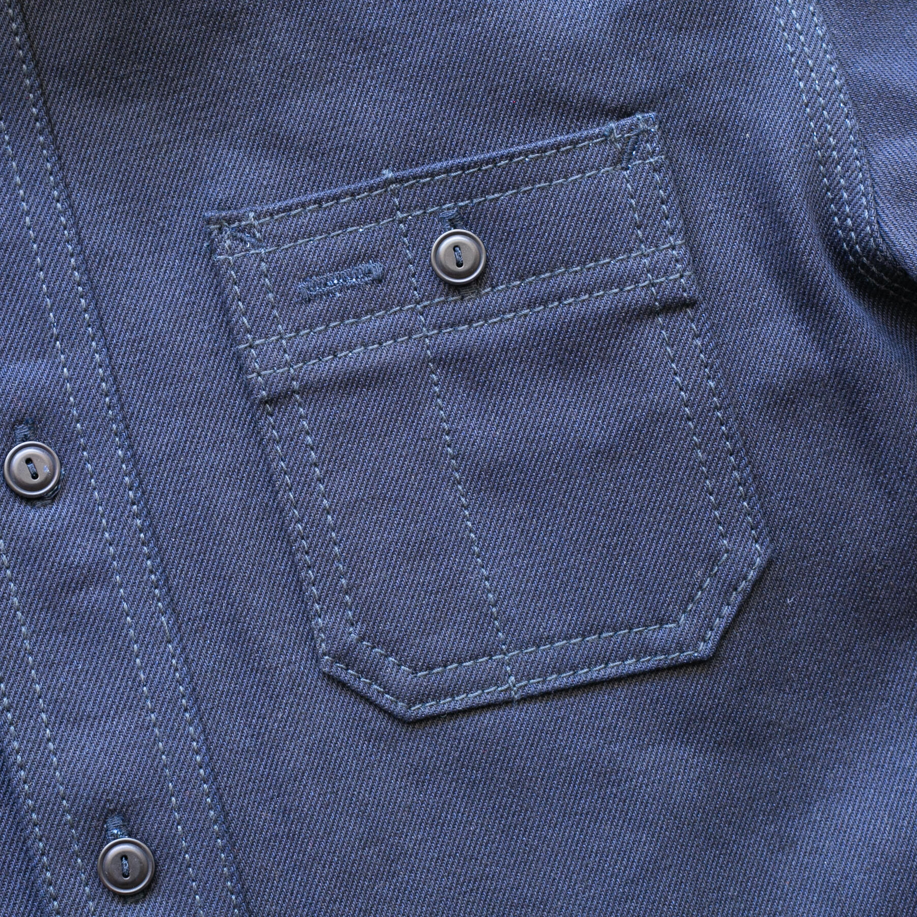 gustin #186 vidalia indigo x black workshirt
