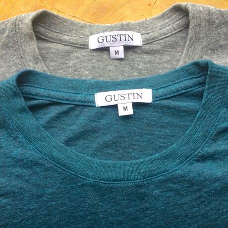 gustin heather t-shirt 2 pack (heather grey, sea blue)