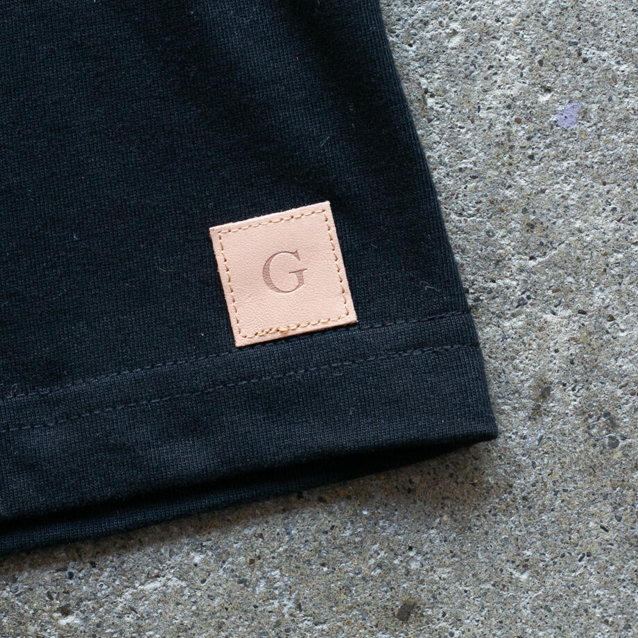 gustin vintage heavyweight box t-shirt 2 pack - white & black