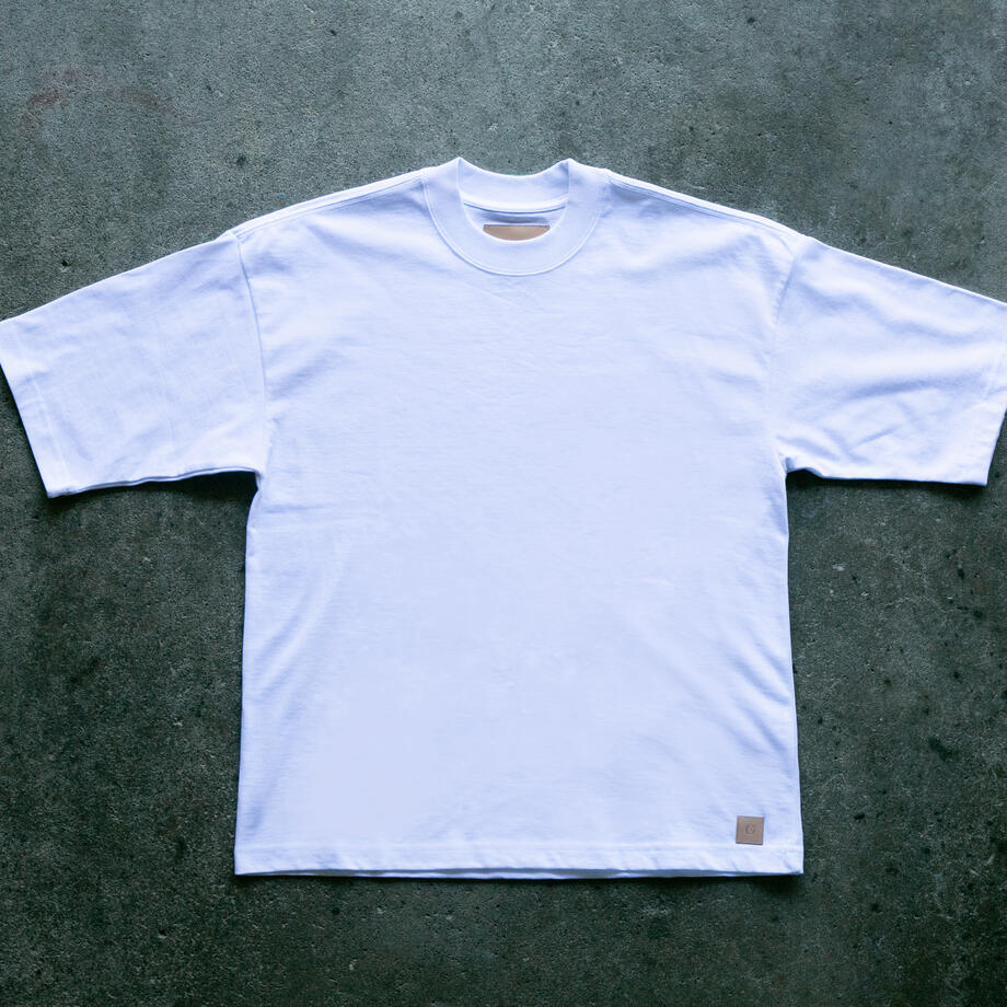 gustin vintage heavyweight box t-shirt 2 pack - white