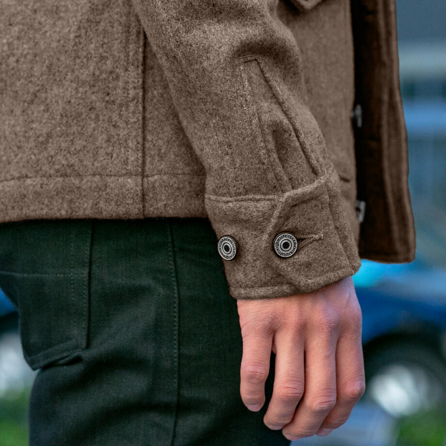 gustin oak wool field jacket