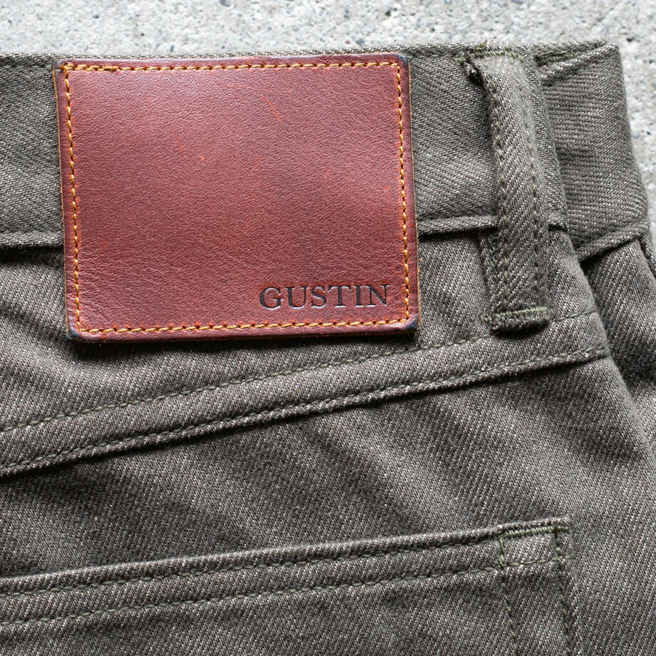 gustin #474 the cashmere denim - vintage army