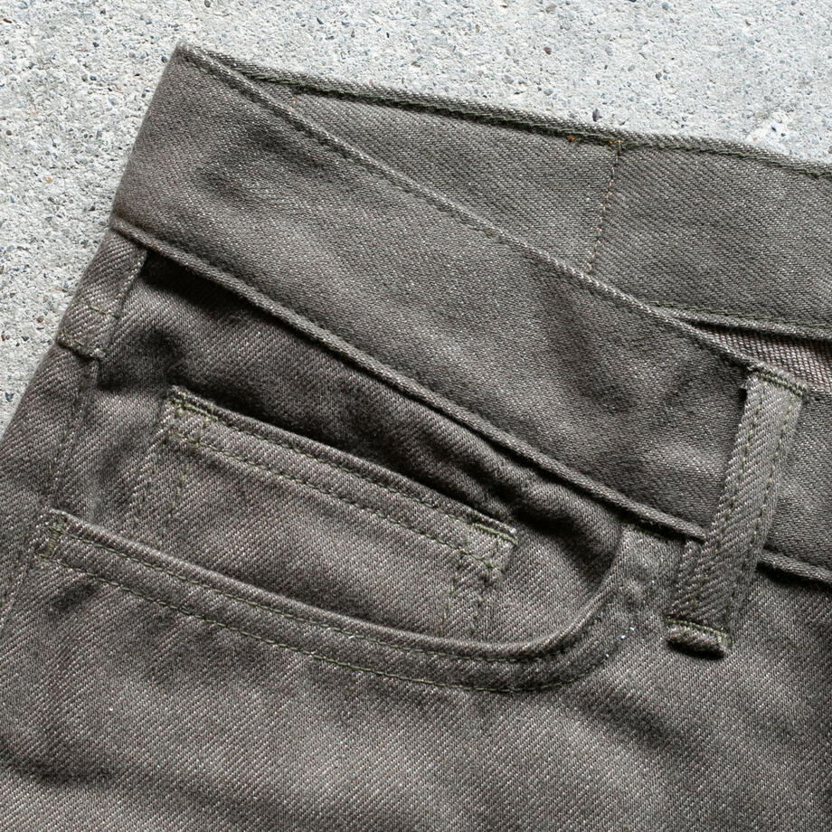 gustin #474 the cashmere denim - vintage army