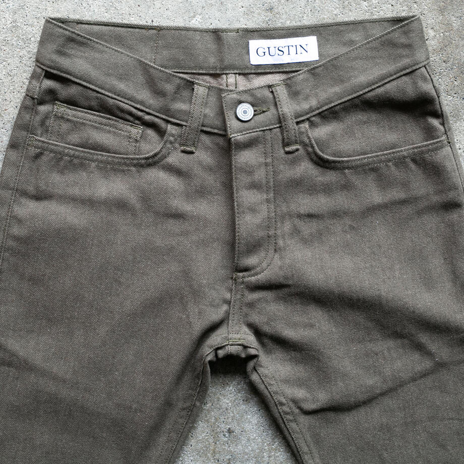 gustin #474 the cashmere denim - vintage army