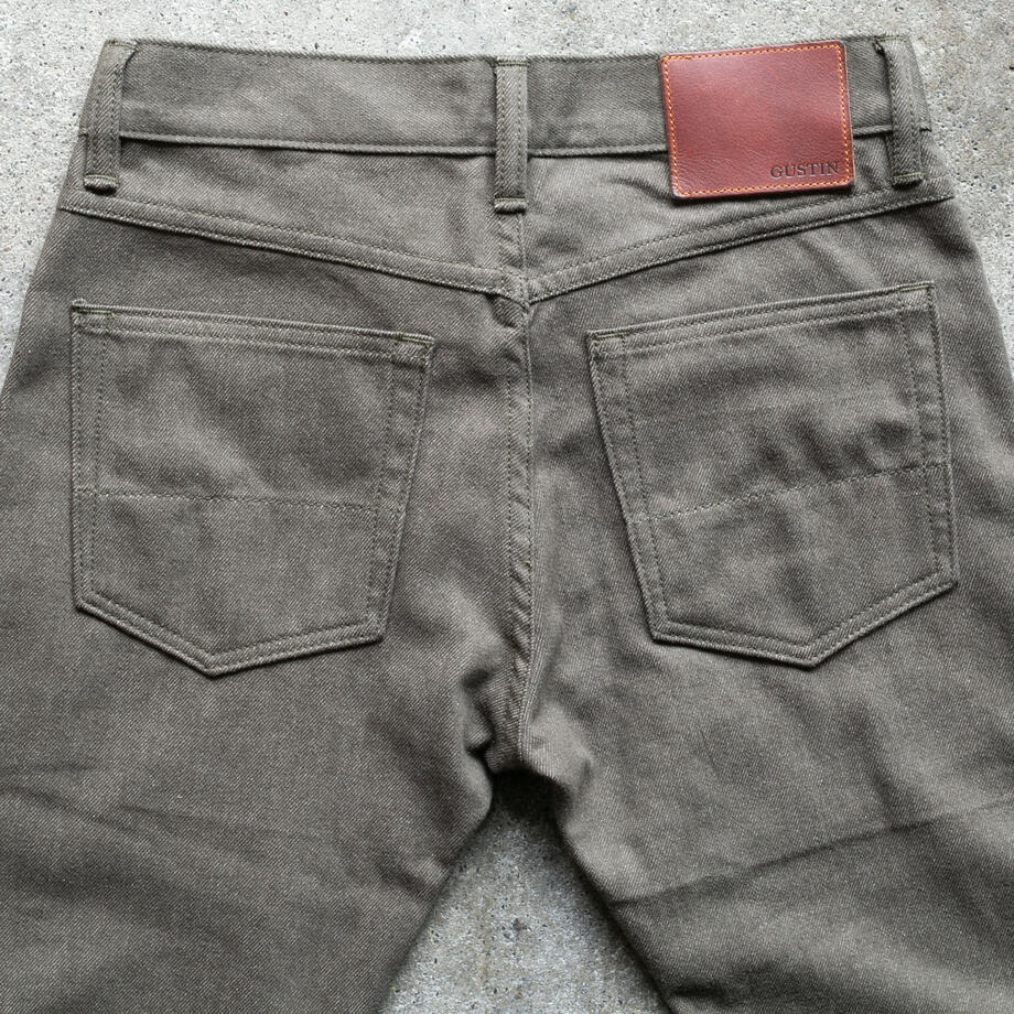 gustin #474 the cashmere denim - vintage army