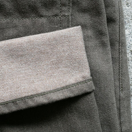 gustin #474 the cashmere denim - vintage army