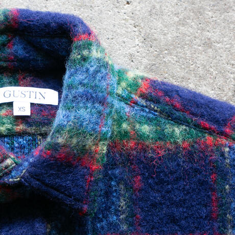 gustin #1306 shaggy gauze shirt - ocean