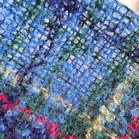 gustin #1306 shaggy gauze shirt - ocean