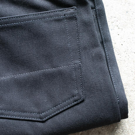 gustin #477 cone mills heavy denim - black x black