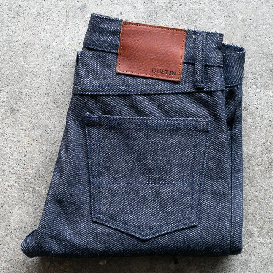 gustin #476 cone mills heavy denim - indigo
