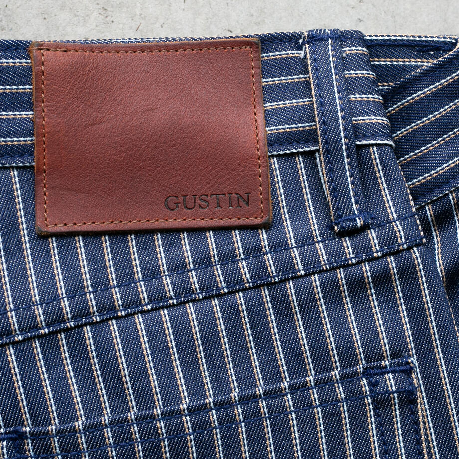 gustin #480 the double ticking denim