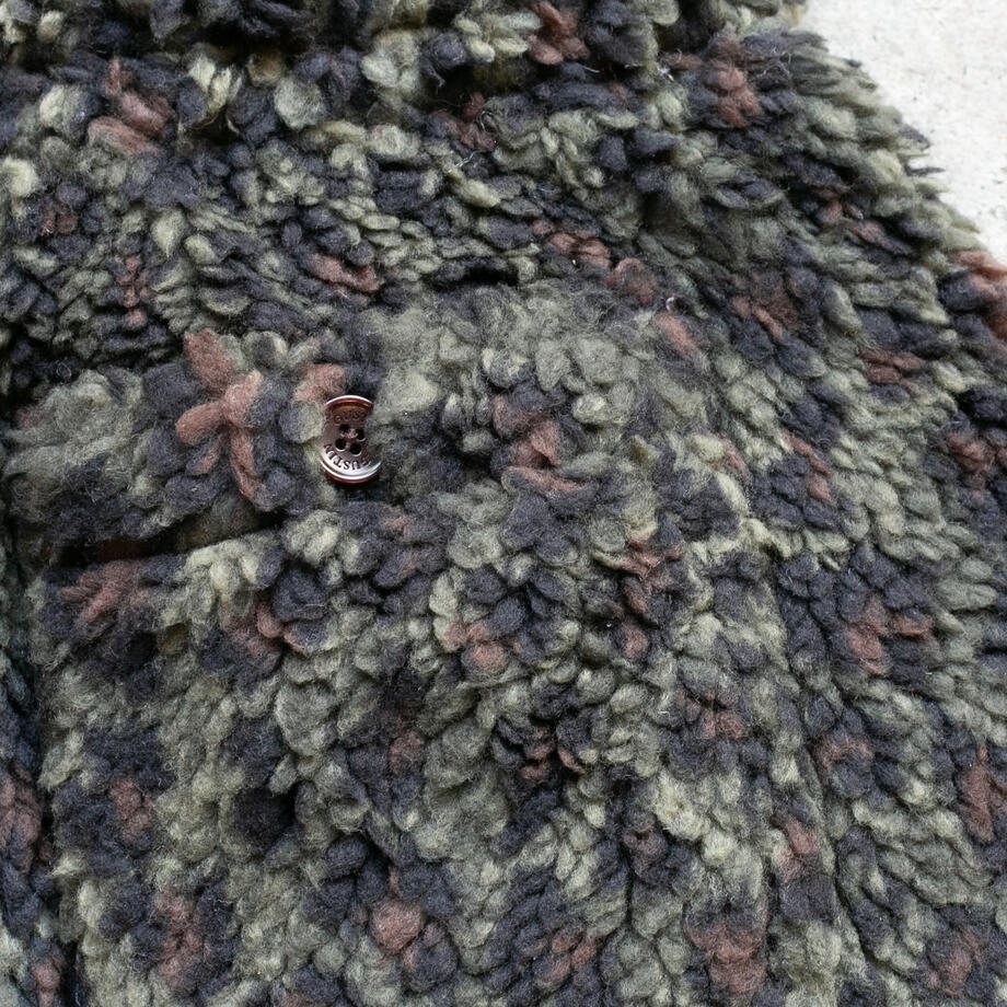 gustin #41 mammoth leopard fleece joggers - olive