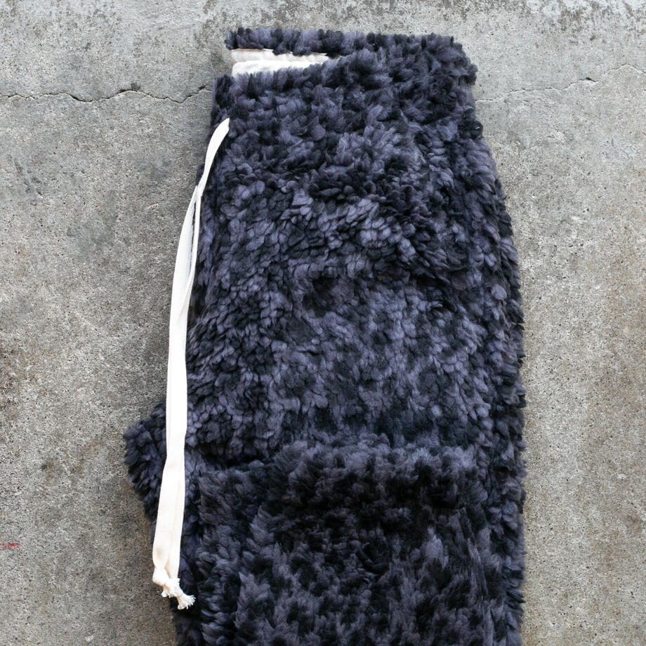 gustin #42 mammoth leopard fleece joggers - cornflower