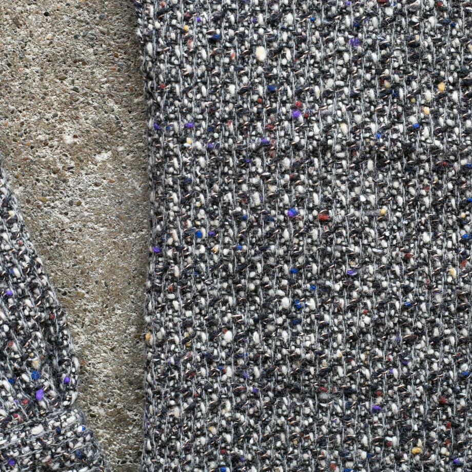 gustin #1316 japan rustic rope shirt - salt & pepper