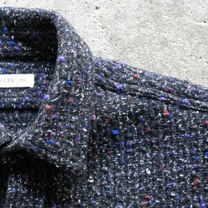 gustin #1315 japan rustic rope shirt - coal