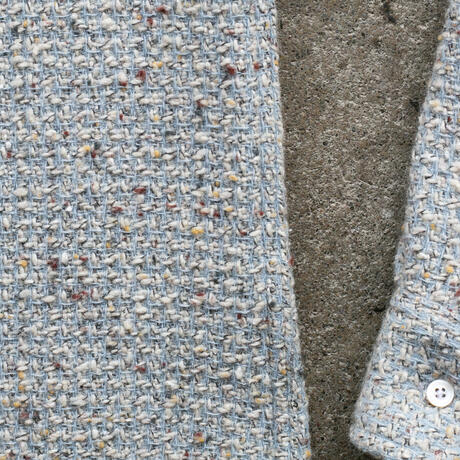 gustin #1313 japan rustic rope shirt - sky