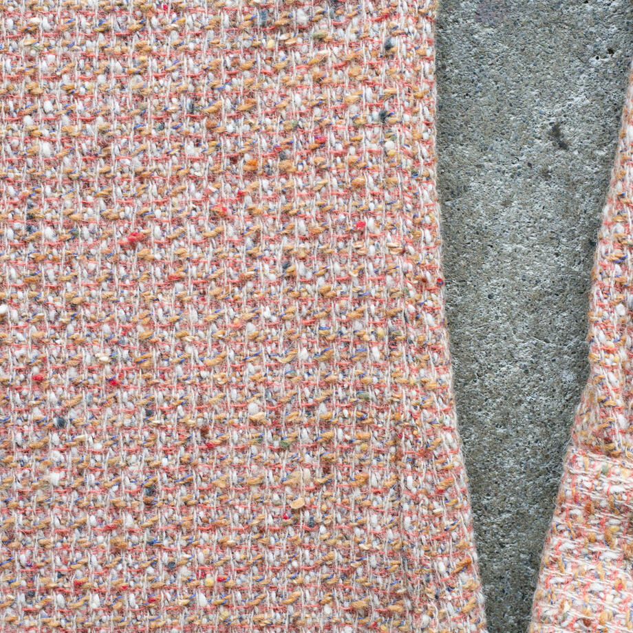 gustin #1312 japan rustic rope shirt - retro multi