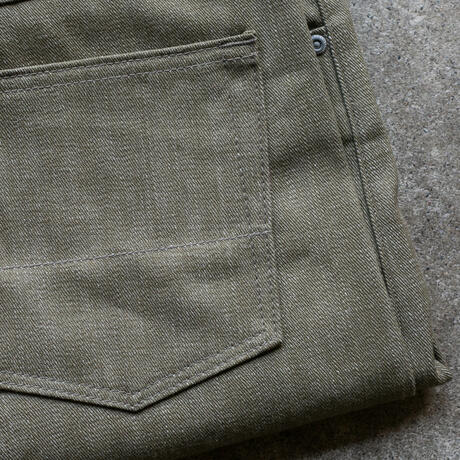 gustin #625 u.s. army od selvedge