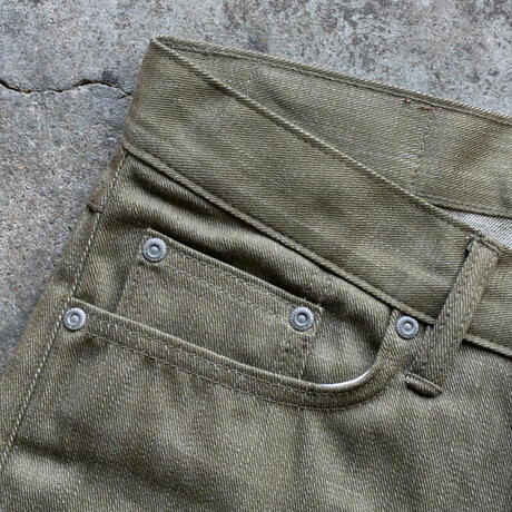 gustin #625 u.s. army od selvedge