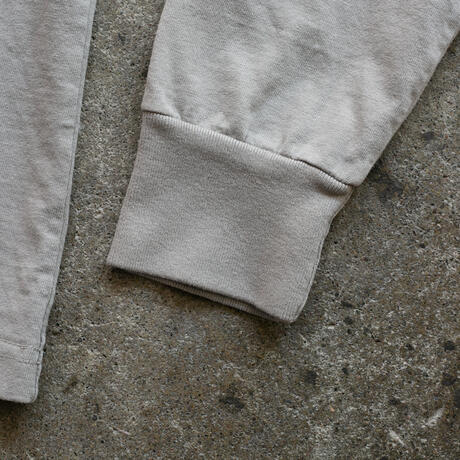 gustin american heavy long sleeve pocket t-shirt - grey green