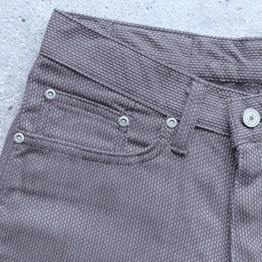 gustin #592 gunmetal sashiko selvedge