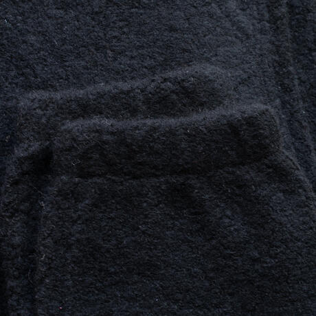 gustin wool fleece joggers - black