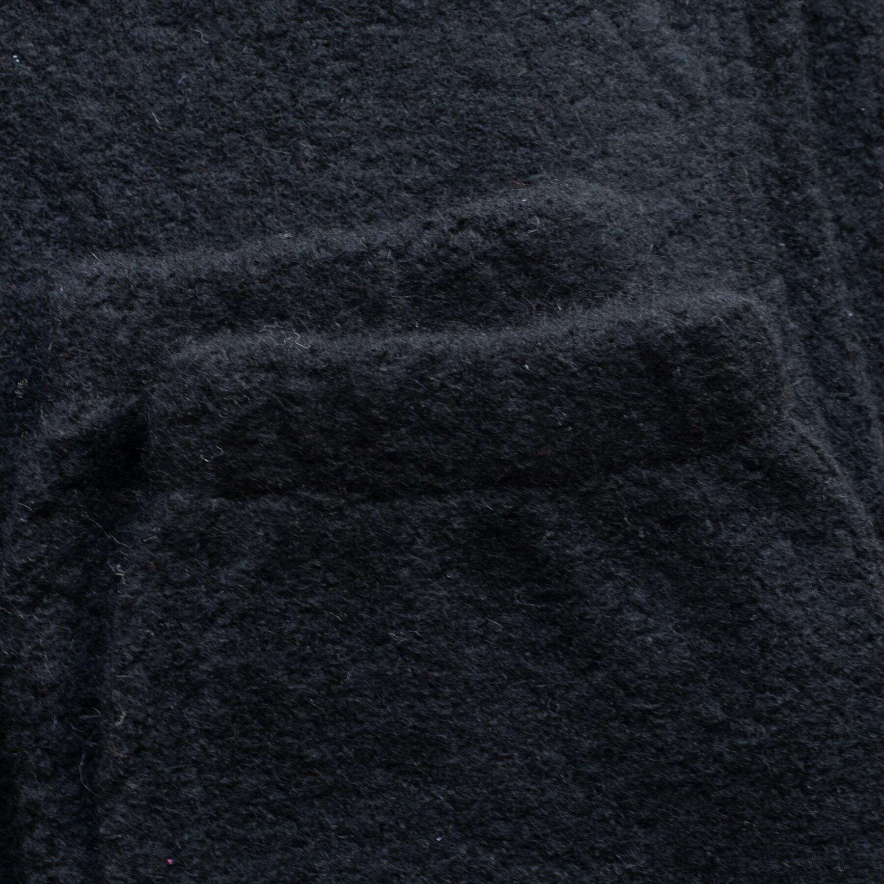 gustin wool fleece joggers - black