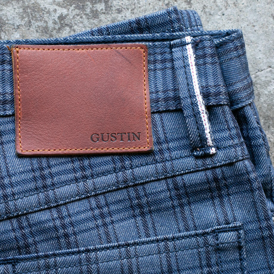 gustin #627 the plaid selvedge