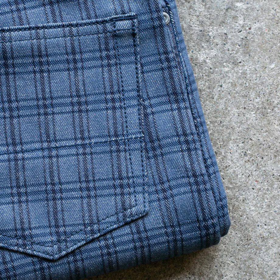 gustin #627 the plaid selvedge