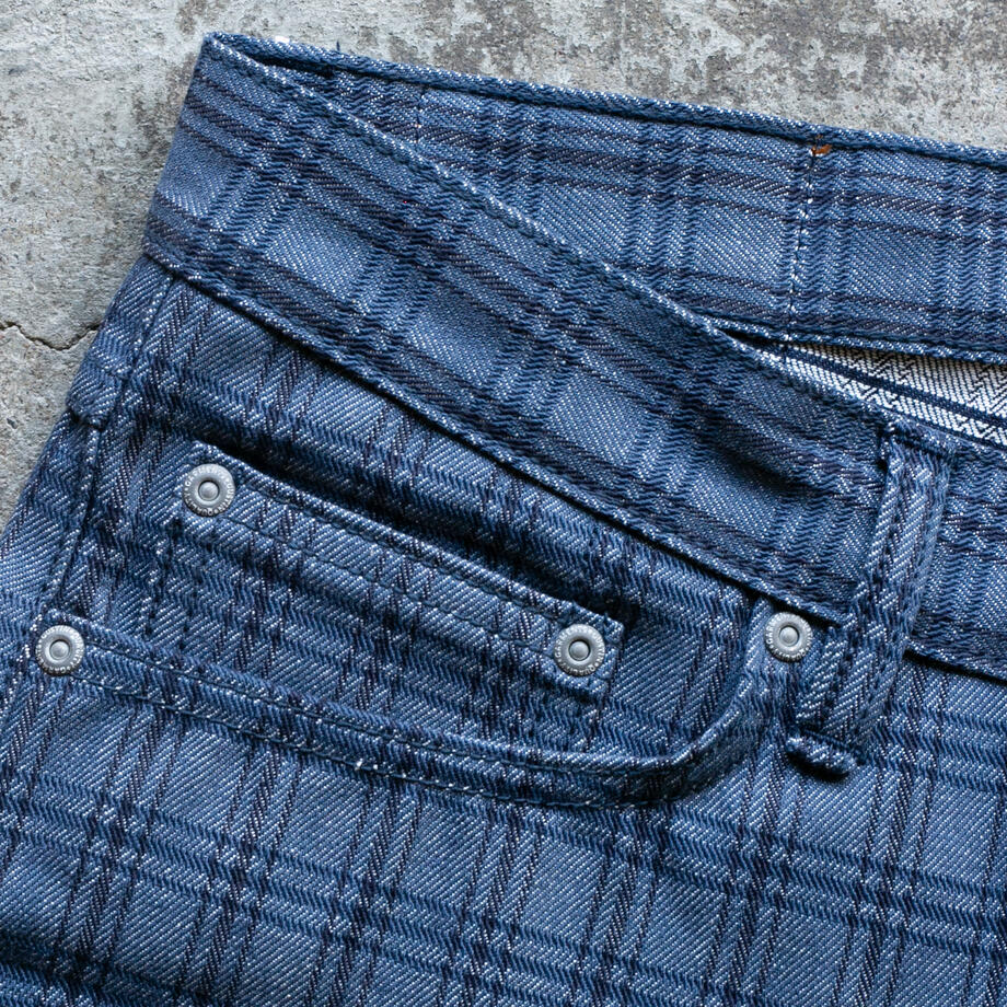 gustin #627 the plaid selvedge