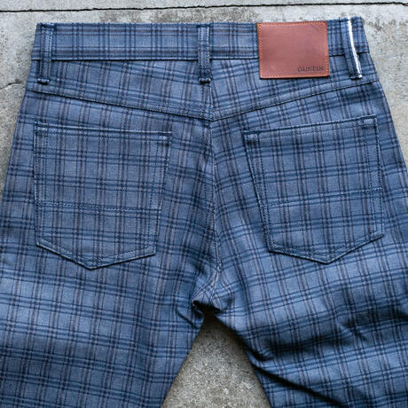 gustin #627 the plaid selvedge