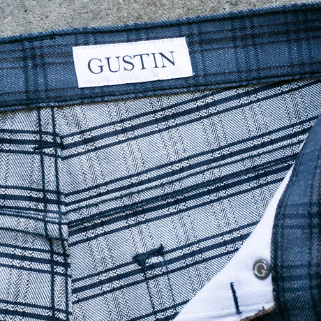 gustin #627 the plaid selvedge