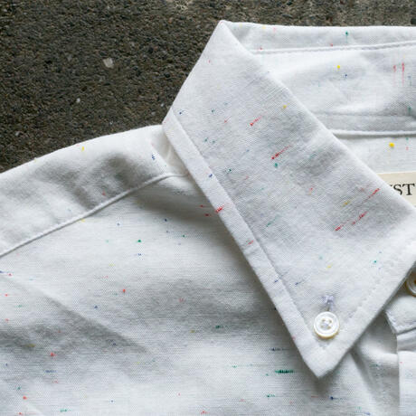 gustin #111 rainbow nep chambray - white