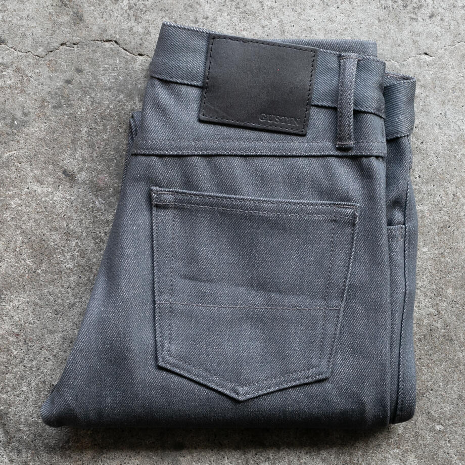 gustin #481 cone mills heavy denim - graphite