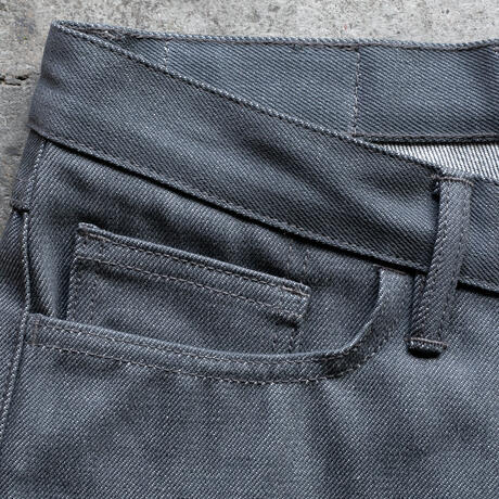 gustin #481 cone mills heavy denim - graphite
