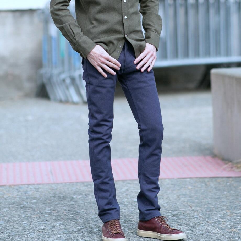 gustin #47 beast duck 5 pocket - indigo