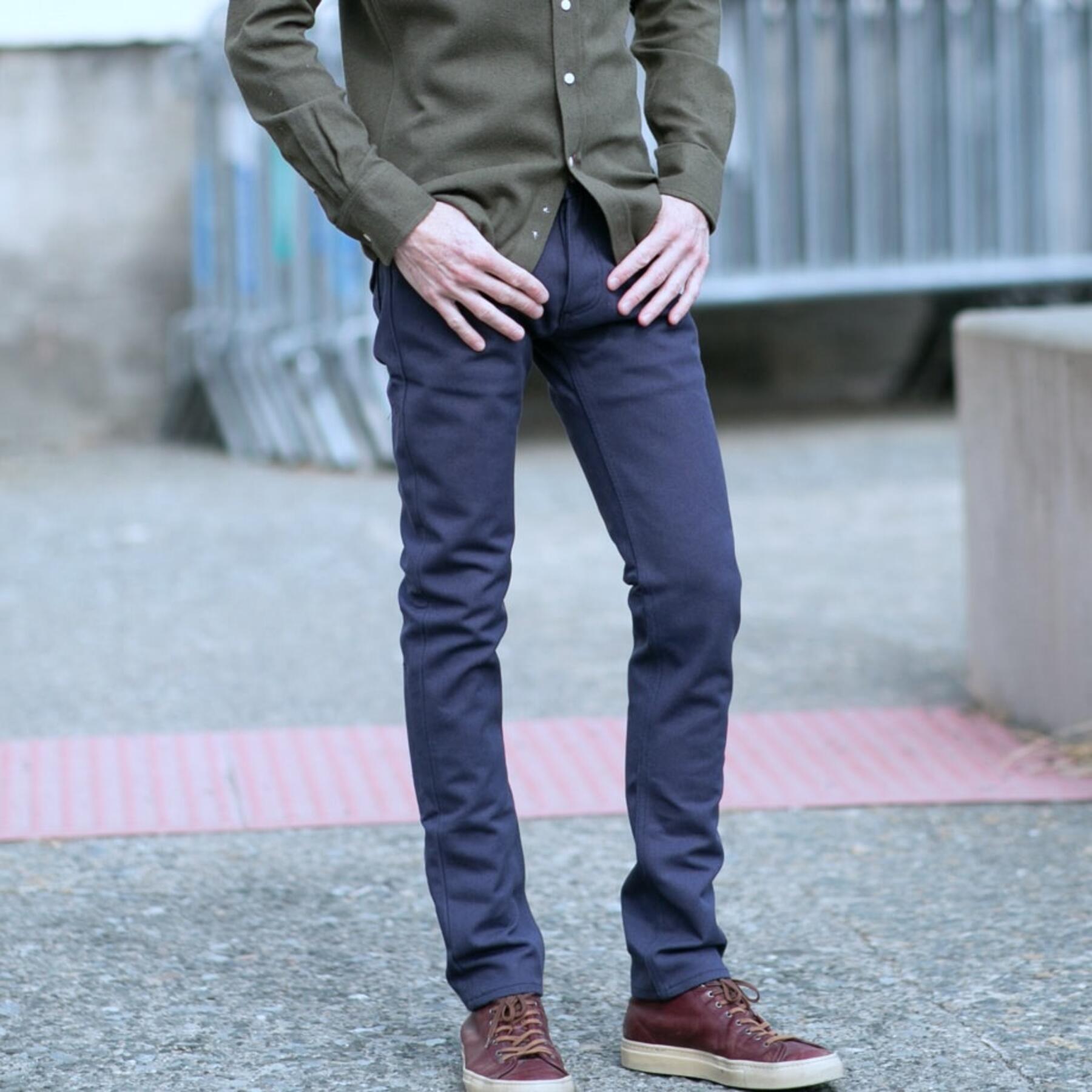 gustin #47 beast duck 5 pocket - indigo