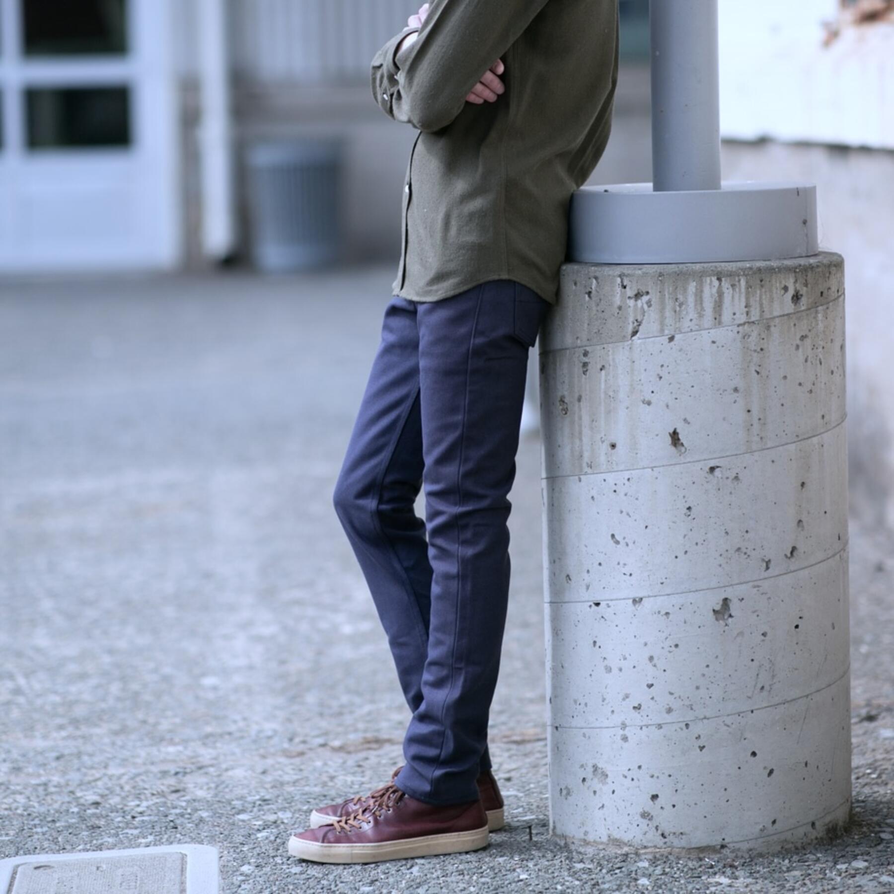 gustin #47 beast duck 5 pocket - indigo